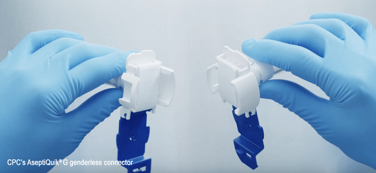 CPC's AseptiQuik G genderless connector product line.